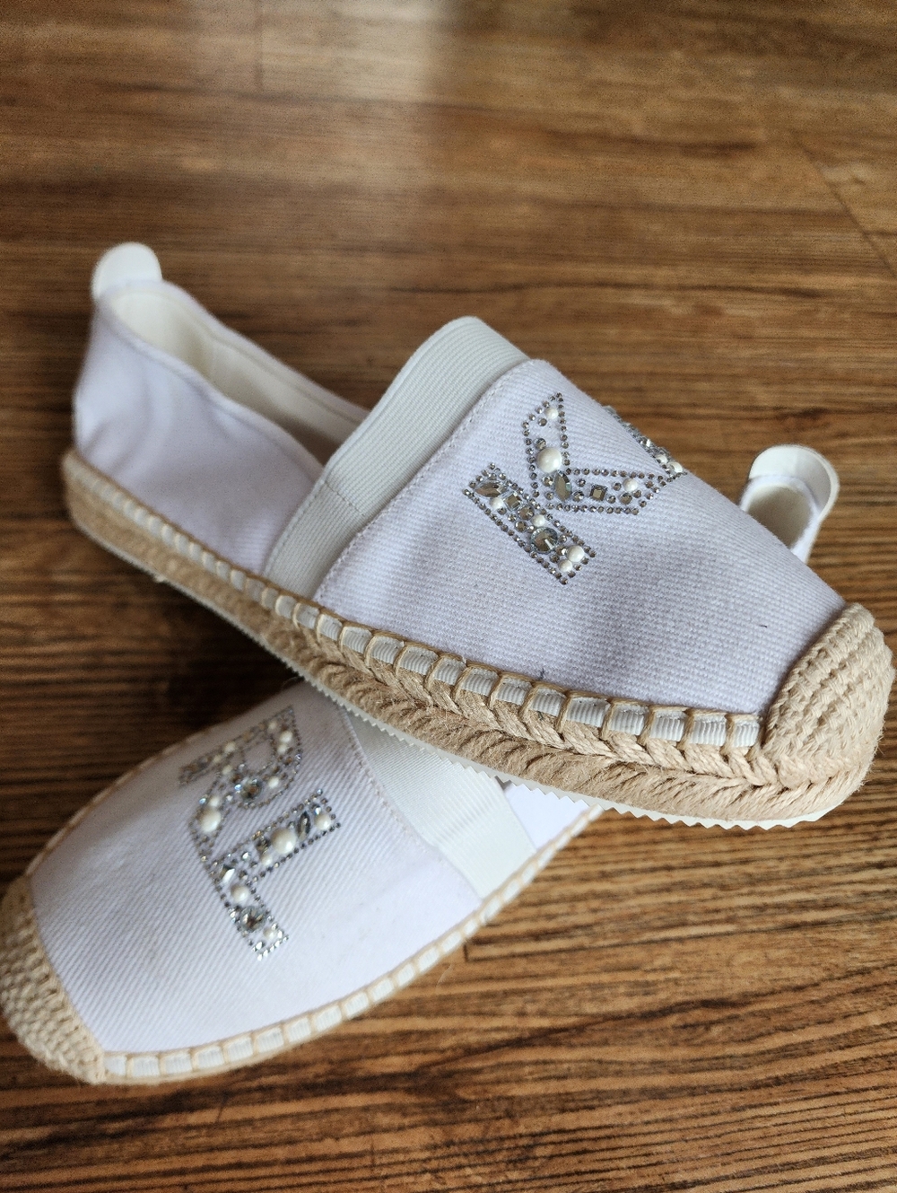 Size 10 - 🆕️ KARL LAGERFELD PARIS Manika Espadrille Loafer - Picture 9 of 12